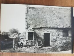 Lilia En Plouguerneau.la Vieille Chaumière.carte Photo Vers 1930 - Plouguerneau