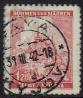 Böhmen-Mähren 1941, MiNr 68, Gestempelt - Gebruikt