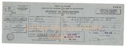GUERITEY GASTON ET PAUL CULTIVATEURS CHAMPVANS - REMORQUE PELISSIER 5729 39 JURA DECLARATION CIRCULATION - KFZ