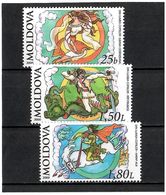 Moldova 2000 . Fairy Tales. 3v: 25b, 1.50L, 1.80L.  Michel # 350-52 - Moldavie