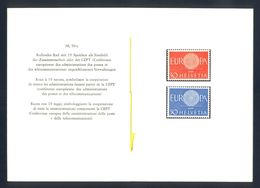 SWITZERLAND - Sondermarken 1960, Timbres Speciali Francobolli Speciali - Without Commemorative Cancel - 1960