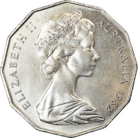 Monnaie, Australie, Elizabeth II, 50 Cents, 1982, TTB+, Copper-nickel, KM:74 - 50 Cents