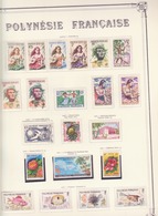 Timbres Polynésie Française, N°s 1 à 161 + PA + T + Service + BF - Colecciones & Series