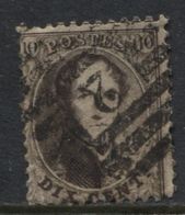 N°14 Obl. 8 Barres P 2 ALOST. - 1863-1864 Médaillons (13/16)