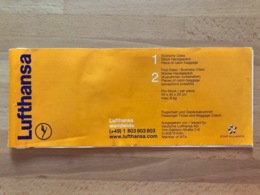 LUFTHANSA AWARD TICKET 16AUG00 ZAGREB FRANKFURT HELSINKI FRANKFURT ZAGREB - Tickets