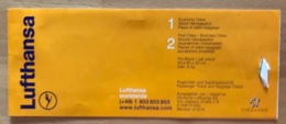 LUFTHANSA TICKET 19JUL99  ZAGREB FRANKFURT ZAGREB - Billetes