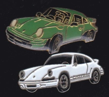 66202-Lot De 2 Pin's.Automobiles Porsche. - Porsche