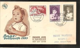 FDC 1953 ENFANTS - FDC