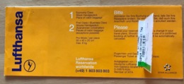 LUFTHANSA TICKET 30.APR98  VENICE NICE VENICE - Billetes