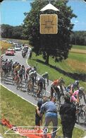 CARTE-PUBLIC-50U-F1142A-SO6-06/01-TOUR DE FRANCE-ROUTE-UTILISEE-TBE - 2001