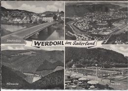 DE.- WERDOHL Im Sauerland. Stadtbrücke. Holmecke. Freibad. 1963 - Werdohl