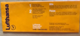 LUFTHANSA TICKET 28JUN98  VENICE MUNICH GOTHENBURG MUNICH VENICE - Biglietti