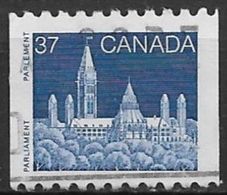 Canada 1988. Scott #1194 (U) Parliament, Library  *Complete Issue* - Rollo De Sellos