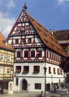 Nordlingen - Die Stadt Des Mittelalters - Brot Und Tanzhaus Erbaut -  Formato Grande Viaggiata – E 16 - Collezioni E Lotti