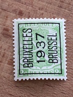 321A Bruxelles 1937 Brussel TB XX - Typos 1936-51 (Petit Sceau)