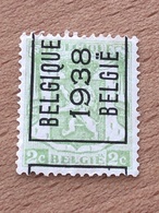 330A Belgique 1938 Belgie TB - Typo Precancels 1936-51 (Small Seal Of The State)