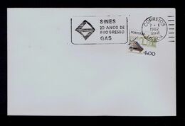 Sciences Energies GAS "GAZ 10 Years Progress In SINES City" Portugal 1982 Slogam Pmk Sp6983 - Gaz