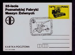 Postal Stationery 1978 POLOGNE Agriculture Harvester-reeping Cereals Sp6985 - Agriculture