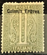 ERITREA 1892 - MLH - Sc# 1 - 1c - Eritrea