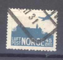 Norvège  -  Avion  :  Yv   1   (o)       ,   N2 - Usados