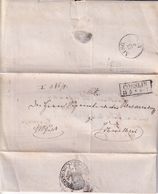 POLAND Prephilatelic Cover COESLIN 1852 Full Letter - ...-1860 Voorfilatelie