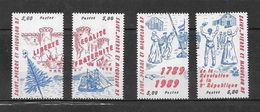 Timbres De St Pierre Et Miquelon  De 1989  N°504 A 509  Neufs ** Parfait - Unused Stamps