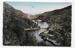 (RECTO / VERSO) ROCHETAILLEE EN 1954 - N° 100 - VUE PANORAMIQUE - DECHIRURE EN HAUT - TAXE BEAU CACHET - FORMAT CPA - Rochetaillee