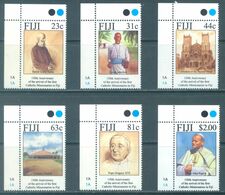 FIJI - MNH/*** LUXE - 1994 - 1st CATHOLIC MISSIONARIES - Yv 737-742 Mi 716-721 Sc 713-718 -  Lot 21965 - Fiji (1970-...)