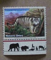 Ge02-01 : Nations-Unies (Genève) / Protection De La Nature - Chat Manul - Unused Stamps