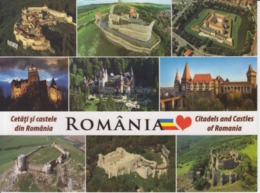 Romania Catles And Citadels - Rasnov Rupea Fagaras Bran Peles Sinaia Hunedoara Enisala Neamt Soimos Lipova Unused - Rumänien