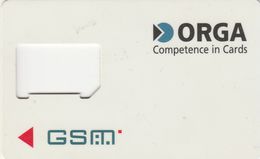 ORGA Competence In Cards, GSM Frame Without Chip, 2 Scans. - Origine Sconosciuta
