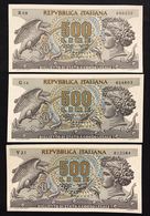 500 Lire Aretusa 1966 + 1967 + 1970 Sup/fds   LOTTO 3299 - 500 Lire