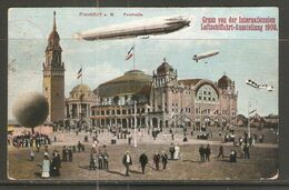Carte P De 1909 ( Frankfurt / Zeppelin ) - Aeronaves