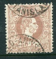 AUSTRIA 1867 Franz Joseph 50 Kr. Coarse Print Perforated 12, Used.  Michel 41 I D. - Gebruikt