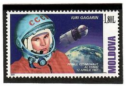 Moldova 2001 . Space Day (Y.Gagarin). 1v: 1.80 L.  Michel # 383 - Moldavie