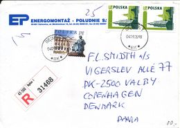 Poland Registered Cover Sent To Denmark Bedzin 4-1-2006 - Covers & Documents