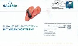 BRD / Bund Essen Dialogpost DV 07 0,30 Euro FRW 2020 Galeria Karstadt Kaufhof Schuhe Sonnenbrille - Storia Postale