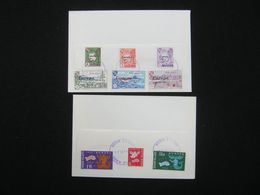 1962 , HERM,  2 Covers With  Local Stamps - Fantasy Labels