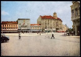 Croatia Osijek / Panorama, Square, Tramway, Bicycle / Unused, Uncirculated - Kroatië