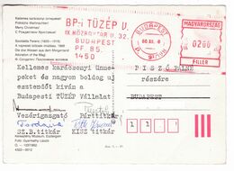 K252 Hungary Red Meter Freistempel EMA Budapest 9 BP-i TÜZÉP V. Building Material Trade - Timbres De Distributeurs [ATM]