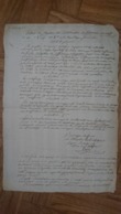 BENEZECH MINISTRE 1796 EXTRAIT REGISTRES DELIBERATIONS DIRECTOIRE EXECUTIF FAMILLES INDIGENTES DEFENSEURS DE LA PATRIE - Documents Historiques