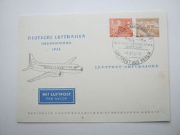 1954 , Bauwerke , Privazganzsache Mit Sonderstempel - Privé Postkaarten - Gebruikt