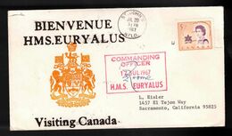 CANADA Cover - HMS Euryalus Visit To St. John's Newfoundland 1967 - Enveloppes Commémoratives