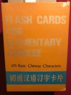 .APPRENDRE LE CHINOIS - 1375 FLASH CARDS - Dictionnaires