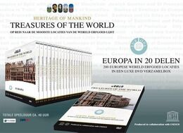 BOX 20 DVD    TREASURES  OF  THE  WORLD  "EUROPA"   HERRITAGE OF MANKIND  ENGLISH/ DEUTSCH {NL Ondertiteling} - Documentary