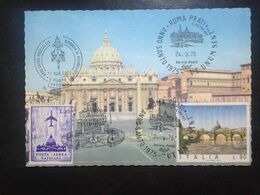 Vatican, Uncirculated Postcard, « Popes », « Architecture », « Squares», 1975 - Monumenten