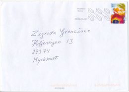 Mi 3266 Domestic Cover / Flowers, Tulip - 6 July 2020 Malmö - Lettres & Documents