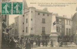 BRIOUDE PLACE DE LA FENERIE LE CAFE DES TOURELLESMONUMENT JULES MAIGNE - Brioude