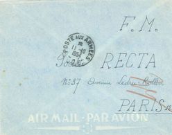 Poste Aux Armees - T.O.E. Théâtres D'Opérations Extérieurs Ausseneinsätze - Soc. Recta Paris - 1954 - Guerra D'Indocina/Vietnam