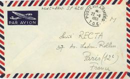 Poste Aux Armees - T.O.E. Théâtres D'Opérations Extérieurs Ausseneinsätze - Soc. Recta Paris - 1953 - Guerra De Indochina/Vietnam